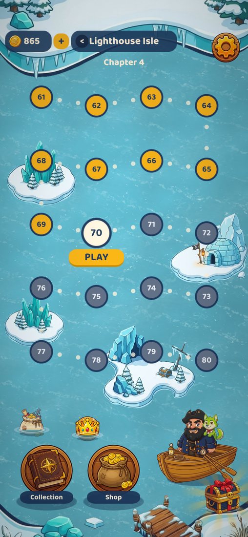 Glacier chapter map