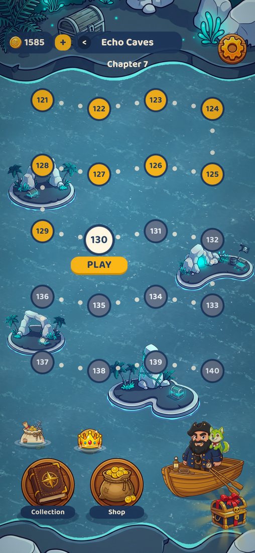 Moonlit chapter map